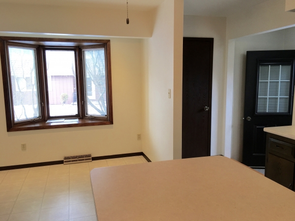 Kitchen Dining Area with Bow Window